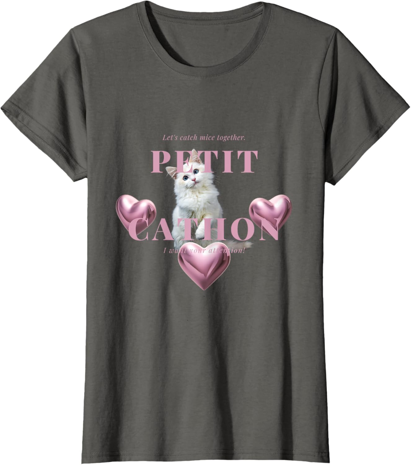 CLOTH&CROSS ICECoffee 猫Tシャツ ピンク 3点セット